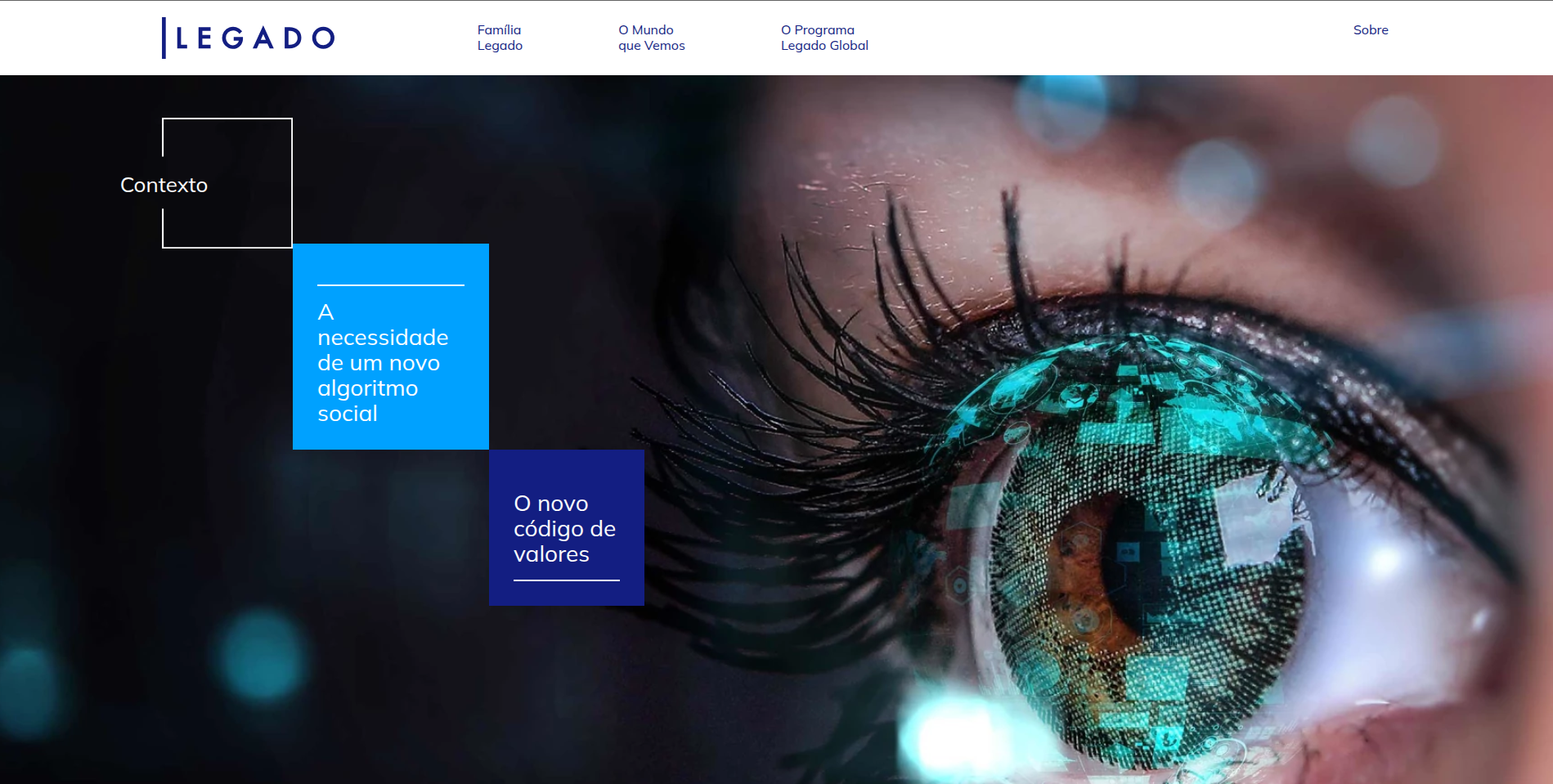 Legacy Youth – Site em WordPress em 2 Línguas